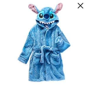 Disney Collection Little & Big Unisex Mid Length Long Sleeve Stitch Robe